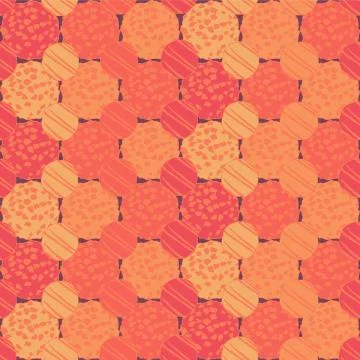 Seamless repeating pattern of candies Stock Illustration