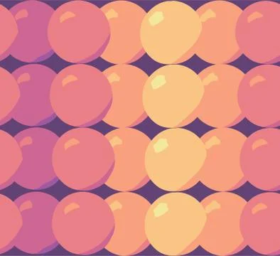 Seamless repeating pattern of candies Stock Illustration