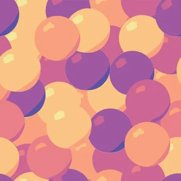 Seamless repeating pattern of candies Stock Illustration