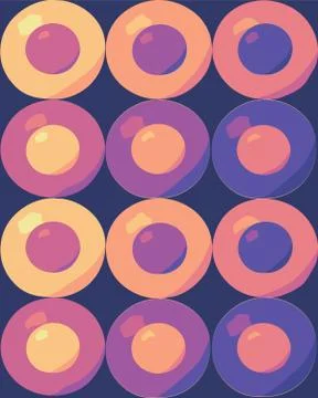 Seamless repeating pattern of candies Stock Illustration