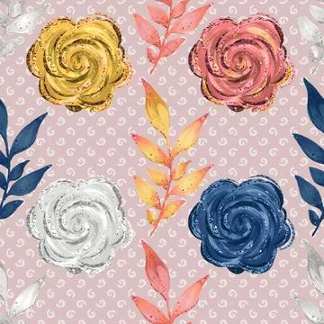 Seamless repeating pattern celebrating festive easter during spring Stock Illustration