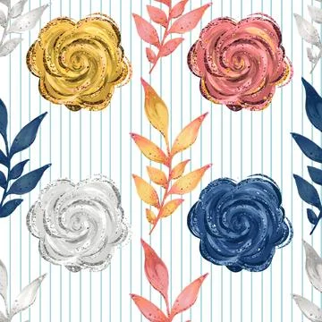 Seamless repeating pattern celebrating festive easter during spring Stock Illustration