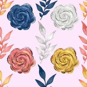 Seamless repeating pattern celebrating festive easter during spring Stock Illustration