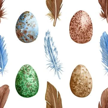 Seamless repeating pattern celebrating festive easter during spring Stock Illustration