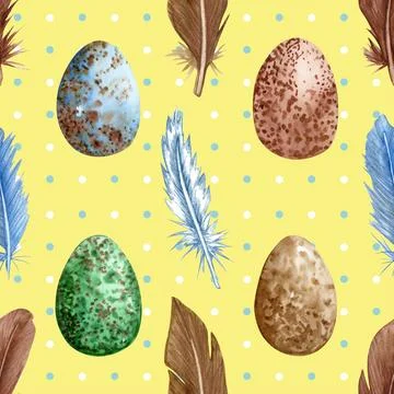 Seamless repeating pattern celebrating festive easter during spring 스톡 일러스트