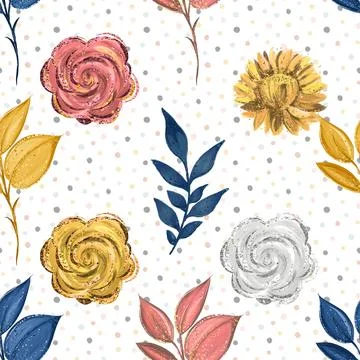 Seamless repeating pattern celebrating festive easter during spring Illustrazione stock