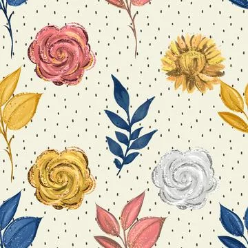 Seamless repeating pattern celebrating festive easter during spring 스톡 일러스트