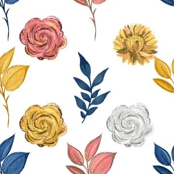 Seamless repeating pattern celebrating festive easter during spring Stock Illustration