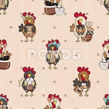 Seamless repeating pattern for coffee lovers 스톡 일러스트