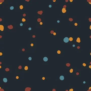 Seamless repeating pattern of color spots イラスト素材