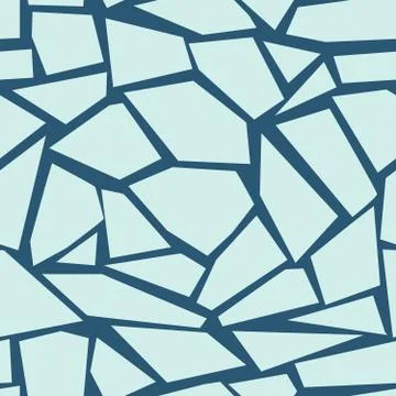 Seamless repeating pattern of cracked ice 스톡 일러스트