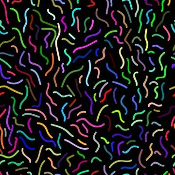 Seamless repeating pattern from curved lines 스톡 일러스트