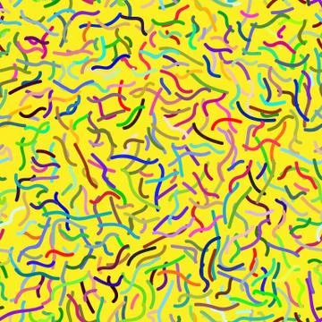 Seamless repeating pattern from curved lines Stock Illustration