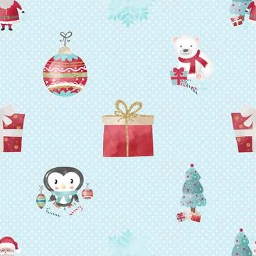 Seamless repeating pattern with cute bears Stock Illustration