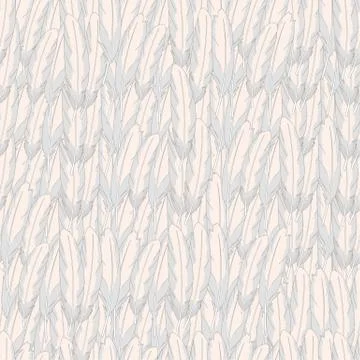 Seamless repeating pattern of feathers Stock Illustration