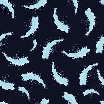 Seamless repeating pattern featuring blue liquid Stock Illustration