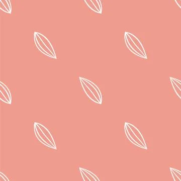 Seamless repeating pattern with floral elements in pastel colors Illustrazione stock