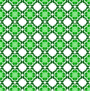 Seamless repeating pattern of floral like rounded circles with soft edges a.. Stock Illustration