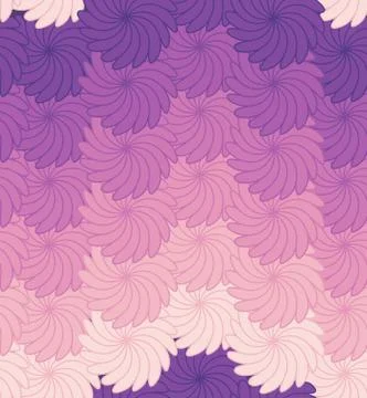 Seamless repeating pattern of flowers Stock Illustration