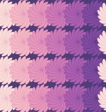 Seamless repeating pattern of flowers Stock Illustration