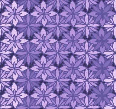 Seamless repeating pattern of flowers Stock Illustration