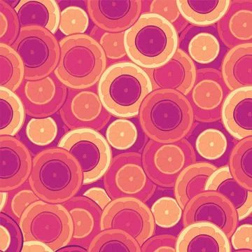 Seamless repeating pattern of flowers Stock Illustration