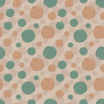 Seamless repeating pattern of flowers 스톡 일러스트