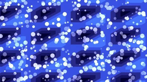 Seamless repeating pattern of gold and copper abstract geometric shapes bac.. Stock Footage 337658047