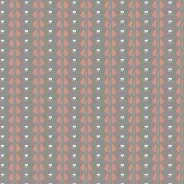 Seamless repeating pattern in gray and pink tones Illustrazione stock