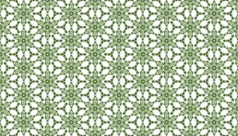 Seamless Repeating Pattern Green Floral Stitched Small Scale Ilustración de archivo