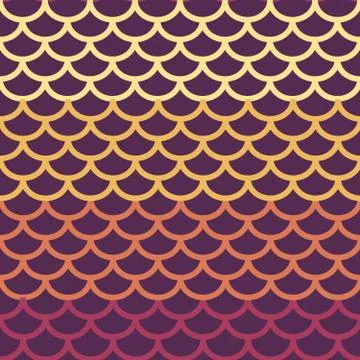 Seamless repeating pattern of halfcircles Stock Illustration