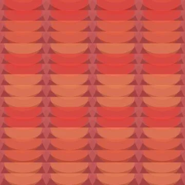 Seamless repeating pattern of halfcircles Stock Illustration