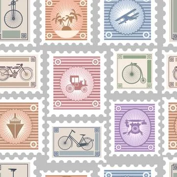 Seamless repeating pattern Stock Illustration