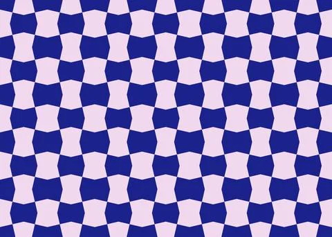 Seamless repeating pattern in light and dark blue Stock Illustration