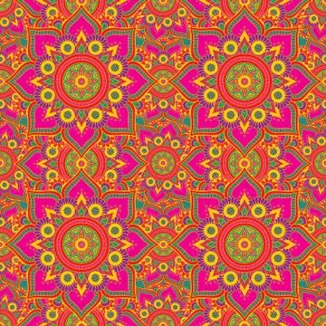 Seamless repeating pattern from the mandala 스톡 사진