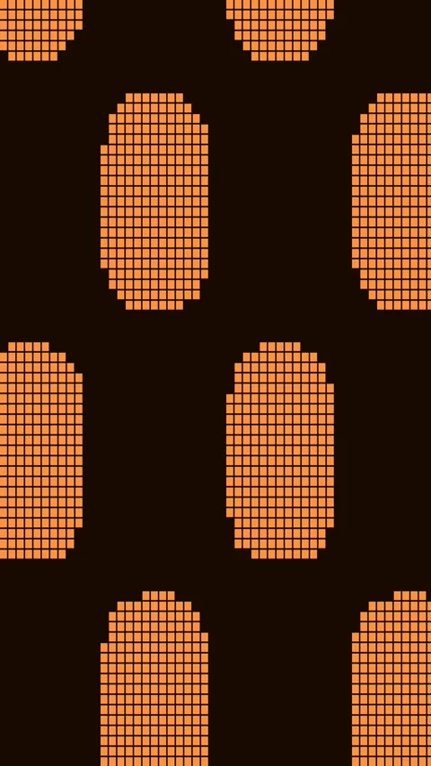 Seamless repeating pattern of modern yellow and black geometric dots backgrou Stock Footage 342524695