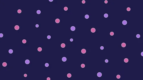 Seamless repeating pattern of navy blue and purple polka dots texture backg.. Stock Footage 343634250