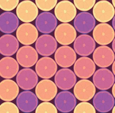Seamless repeating pattern of oranges 스톡 일러스트