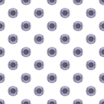 Seamless repeating pattern with purple abstract circles Stock Illustration