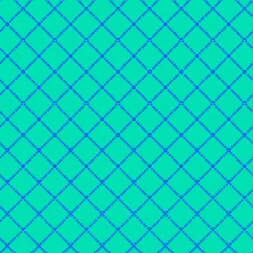 Seamless repeating pattern with rhombus made of hand drawn dots Stock Illustration