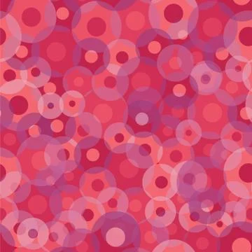 Seamless repeating pattern of semi transparent circles Stock Illustration