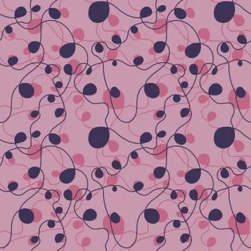 Seamless repeating pattern of smooth intersecting lines Illustrazione stock