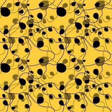 Seamless repeating pattern of smooth intersecting lines Stock Illustration