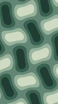 A seamless repeating pattern of soft organic forms in sage, olive, cream an.. Stock Illustration