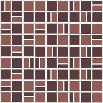 Seamless repeating pattern of squares and rectangles 스톡 일러스트