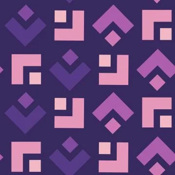 Seamless repeating pattern of squares Stock Illustration