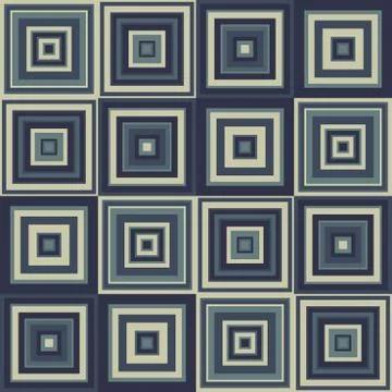 Seamless repeating pattern of squares Stock Illustration