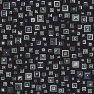 Seamless repeating pattern of squares Stock Illustration