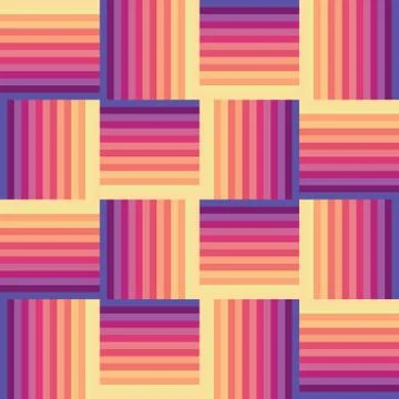 Seamless repeating pattern of stripes Stock Illustration