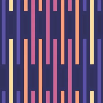 Seamless repeating pattern of stripes Stock Illustration